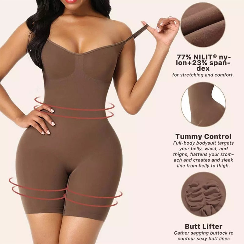 Women Tummy Control Bodysuit - coquettedist