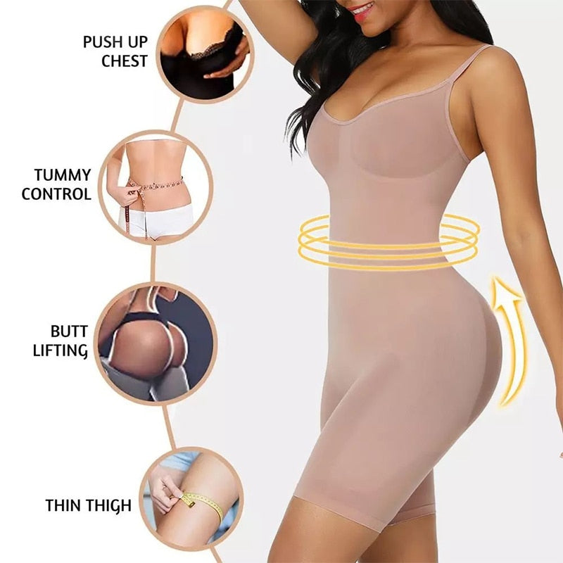 Women Tummy Control Bodysuit - coquettedist